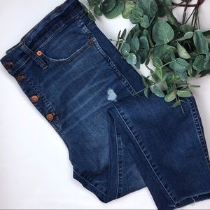 Madewell Dark Indigo Skinny Jeans